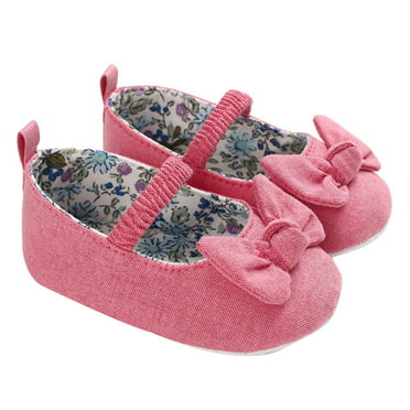 Minisoya Newborn Infant Baby Girls Crib Shoes Heart Hollowed Soft Sole Anti-Slip Sneakers Casual Bowknot Princess Shoes 
